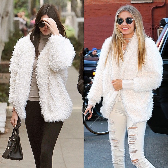 Express Jackets & Blazers - Express Sherpa Wedge Jacket